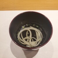 奥赤坂 鮨 淡師 - 五島うどん