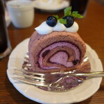 珠屋洋菓子店 - ブルーベリー・ロールケーキ