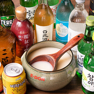 チャミスルからシッケまで！韓国ドリンクが豊富