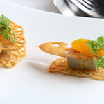 les seeds 96 - 一品料理（フォアグラのクリスピーサンド）