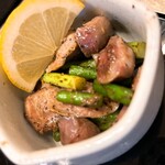 すし おおまさ - 砂肝ガーリック炒め