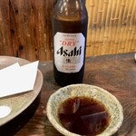 天吉 - 瓶ビール(大)、天つゆ