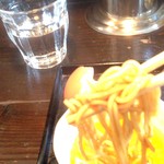 中華そば JAC - チェンジオブペースで溶き生玉子に浸けて頂いても良し