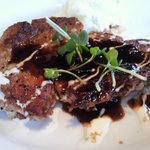 アルバトロス - 豚ロースソテーバルサミコソース。