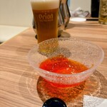 金武アグーと山城牛のしゃぶしゃぶ琉球 本館 - 琉球ガラスが美しいです