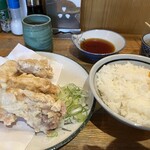 やき鳥 宮川 - から揚げ定食980円