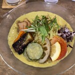 スープカレー&ダイニング エルビス - 冷製グリーンカレーSOBA