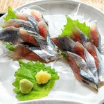 光る海 - サンマ刺し