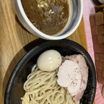 中華蕎麦 はざま - 特製つけ麺　大盛り