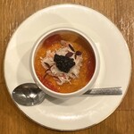 渡辺料理店 - ・北海道ズワイカニ キャヴィア パプリカムース 2,800円/税込