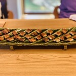 柚木元 - ⑯【ご飯-1】
      浜名湖産天然鰻の蒲焼き