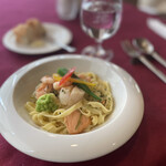 ムッシュ - 魚介のフィットチーネ