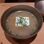 未十 - 鯛と先ほどの出汁のお椀 　鯛と豆腐