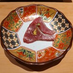 未十 - 宮城のカツオ皮目炙り 　ネギとショウガとカラシとユズ