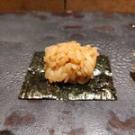 未十 - シャリだけを海苔で