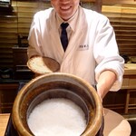 日本料理 柳燕 - 炊き立ての「雪椿」