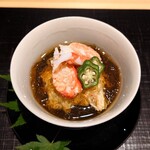 日本料理 柳燕 - 青森深浦の岩水雲と噴火湾の毛蟹