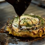 大正お好み屋 ままま - さらに  追いWソース  ( ﾟ∀ﾟ)・;’.、パシャリ！！！