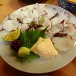 余志屋 - 生だこのお刺身