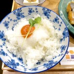 四季愛菜ダイニング - 選べるご飯は明太とろろをチョイス