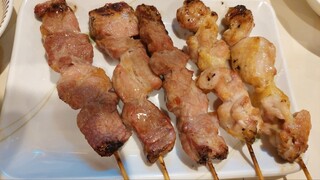 Tori Uo - From the left: Pork Loin and Chicken