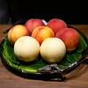 Yama - 料理写真:山梨の『白美人』と山形の『黄金桃』と青森の『まどか』の3種類の桃