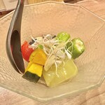 魚匠 はち六 - 夏野菜冷やし焚合わせ