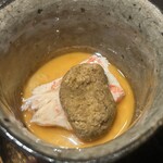 くろ﨑 - 茶碗蒸し　やや強烈な過ぎでした！