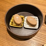 アラルデ - フォアグラのボンボンショコラ！もう一つ食べられそうだった！早く更新お願い致します！最高なお店だったぁ。まだ気にしてくれてるの？嬉しい＾＾五感が満たされたなぁ。来年はスペインだな。