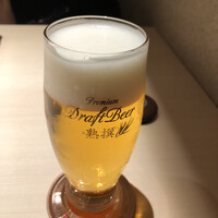 広島 鮨 まつもと - プレミアム生ビール