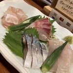 厚田村 - 関鯖　縞鯵　ヒラメ　ハタ　の4種