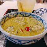 SIAM THAI RESTAURANT ココノススキノ店 - ガイパッポンカレー＆ミニグリーンカレー（Ｂセット）
