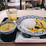 SIAM THAI RESTAURANT ココノススキノ店 - ガイパッポンカレー＆ミニグリーンカレー（Ｂセット）