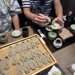 越後 叶家 - ざるそばの一口に分けた版？