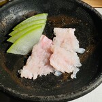 石葉 - お碗変り（鱧、冬瓜） ※調理前