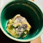 石葉 - 止肴（糸瓜、三つ葉、椎茸、胡麻酢和え)