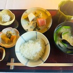 石葉 - 朝食）御膳 ※浅利の味噌汁がスペシャリテ