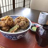 天ぷらふく西 禅と匠 - かき揚げ天丼