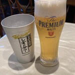 イタリアンレストランアンジェロ - ランチビールとレモンサワー