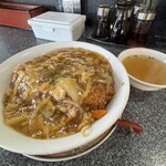 錦 - カツに中華あんかけがドップリと