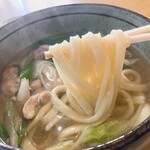 つるつるうどん かど嶋や - きしめんぽいうどん
