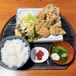 食道 やま輝 - 若鶏唐揚げ定食
