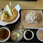 蕎麦処 うさぎ庵 - 天もり¥1250 大盛り¥300