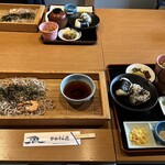 かめうら苑 - ざるそば定食　1,550円