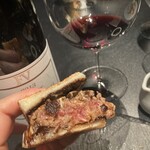 西麻布 焼肉 X - 但馬玄バーグサンド