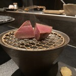 西麻布 焼肉 X - 但馬牛　タン厚切り