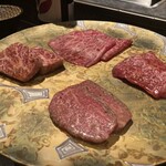 西麻布 焼肉 X - 但馬玄　ヒレ　ハラミ　イチボ　サーロイン