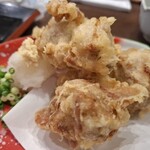 ろばた仁 - 豚の天婦羅、軟らかくて美味しかったです