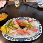 蕎麦処 葉山 鰹  - 地魚寿司10カン