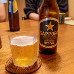 江戸蕎麦 ほそ川 - おビール